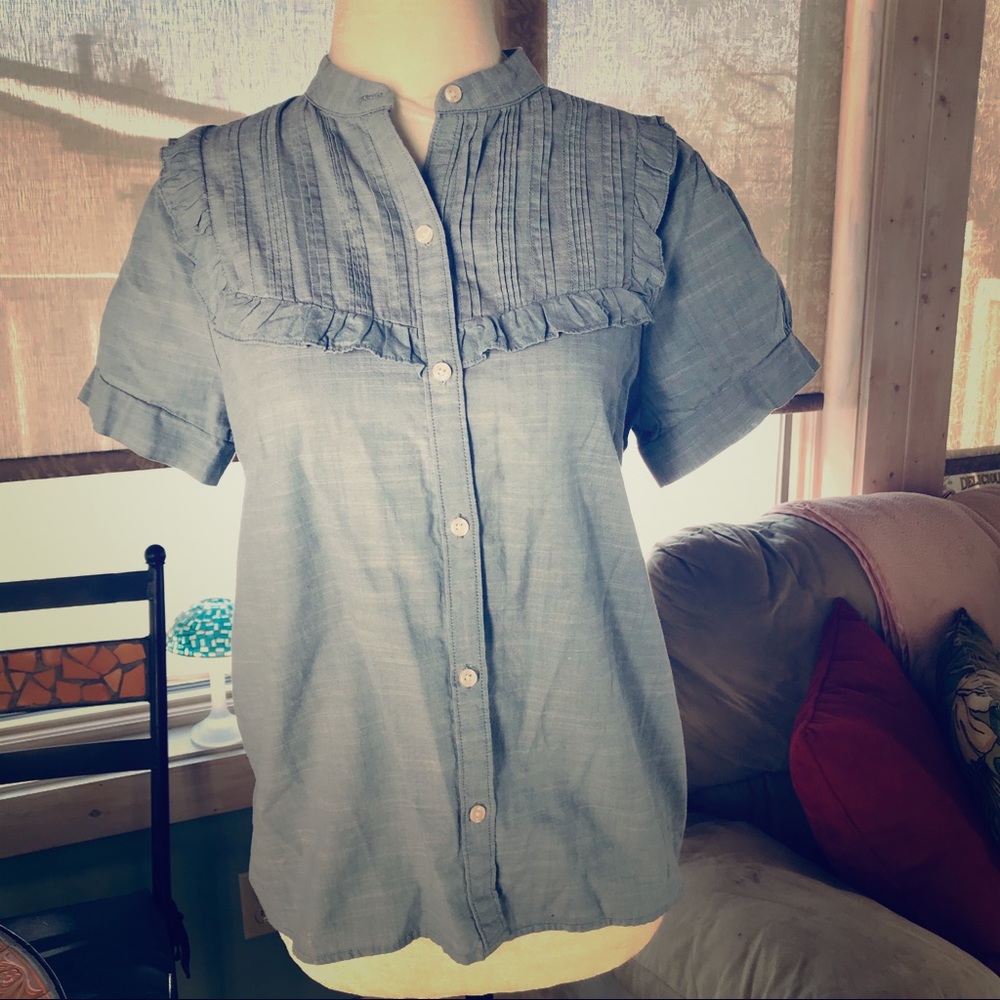 🔴0310: ABERCROMBIE & FITCH BLOUSE